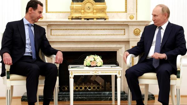普京在莫斯科会见叙利亚总统阿萨德